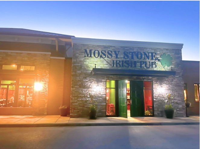 The Mossy Stone an Irish Pub entrance